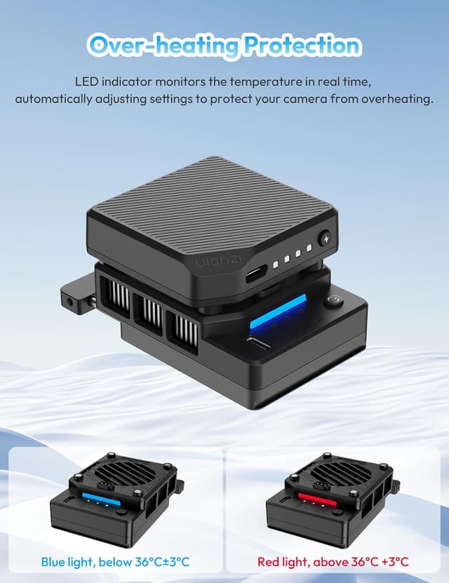 Thumbnail 6 de ULANZI CU01 Kamera Lüfter 3300mAh