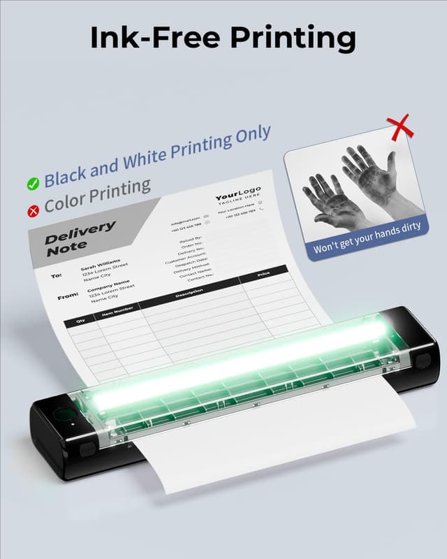 Thumbnail 4 de Phomemo M08F Portable A4 Thermal Printer