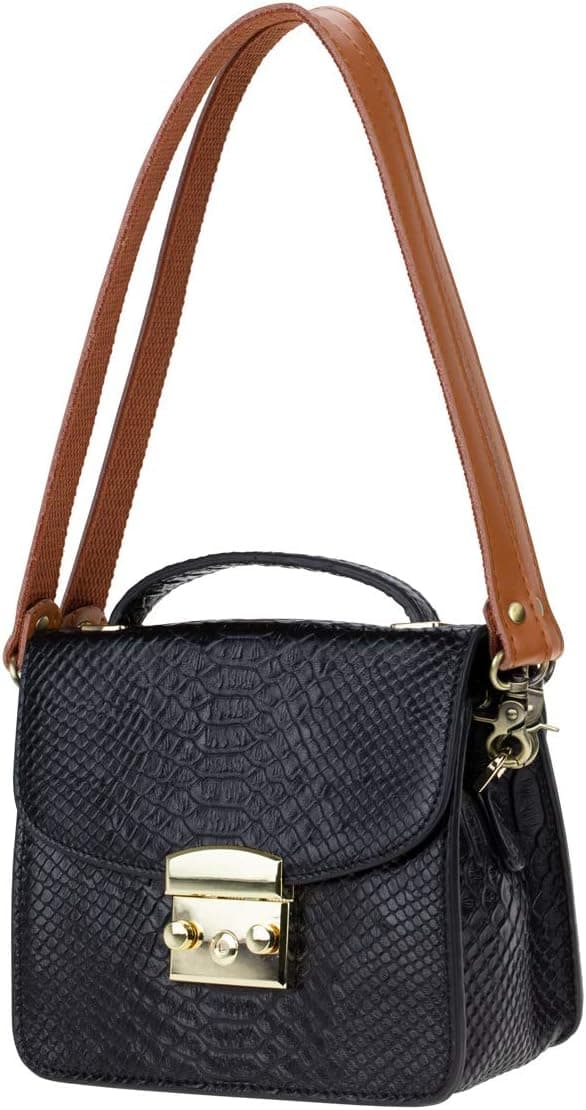 Thumbnail 2 de ALLZEDREAM Correa para bolso de piel auténtica, marrón M