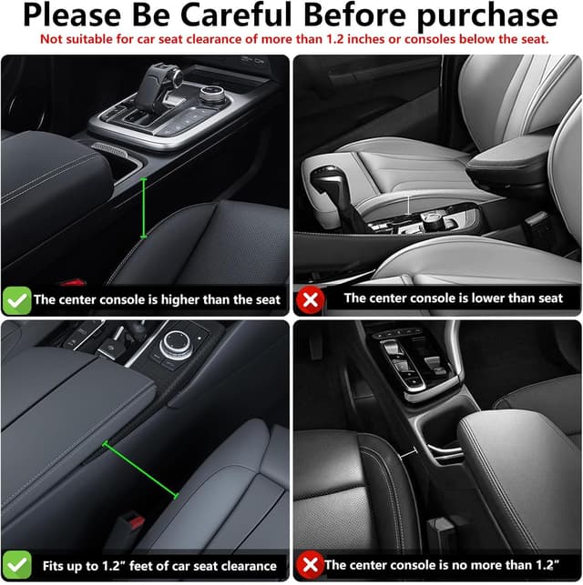 Thumbnail 4 de PLEW Anti-Drop Car Seat Gap Filler Organizer 2PC