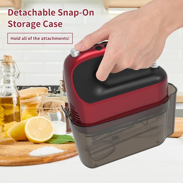 Detalle de Yomelo 9-Speed Digital Hand Mixer 400W