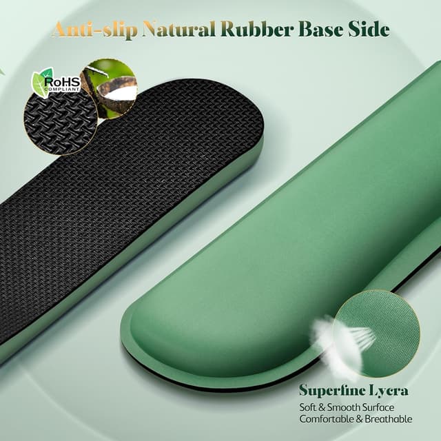 Detalle de Gimars Handballenauflage Tastatur, 3 cm