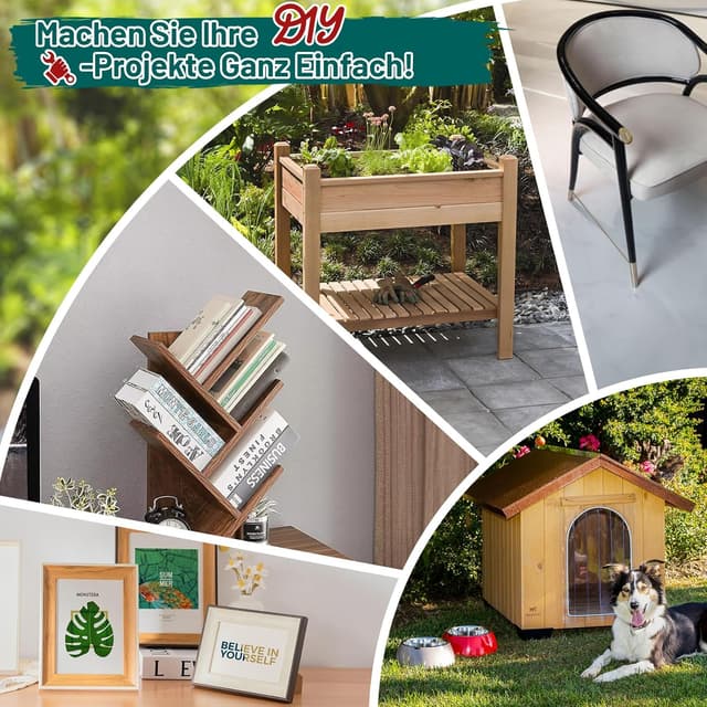 Thumbnail 6 de NEU MASTER Akku Tacker 2-in-1 4V mit Ladekabel – für Heftklammern & Nägel (1000 + 1000 Teile)