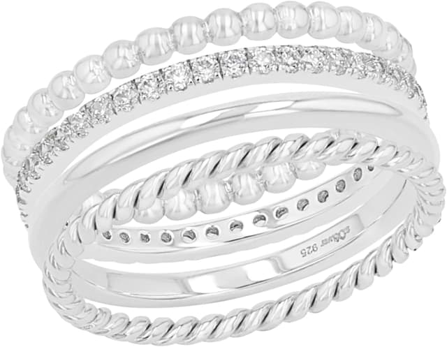 Imagen de sOliver anello 6 mm argento 925 en OfertitasTOP