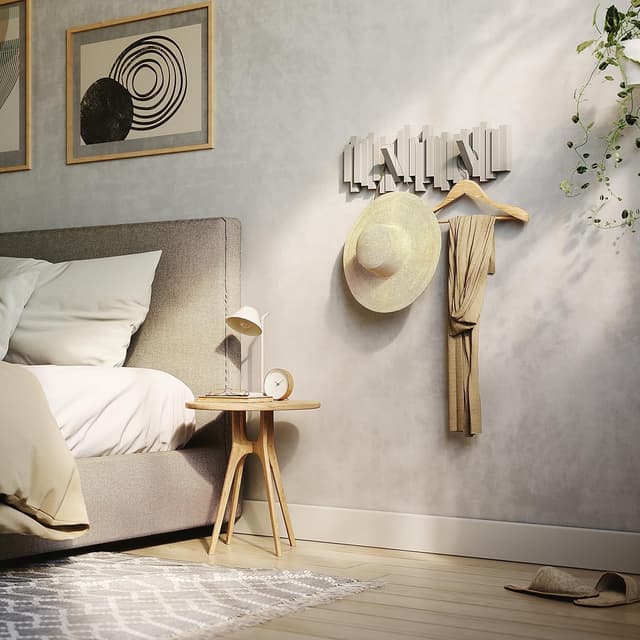 Thumbnail 8 de Umbra Sticks Perchero de Pared Gris con 5 Ganchos Extraíbles 🚪