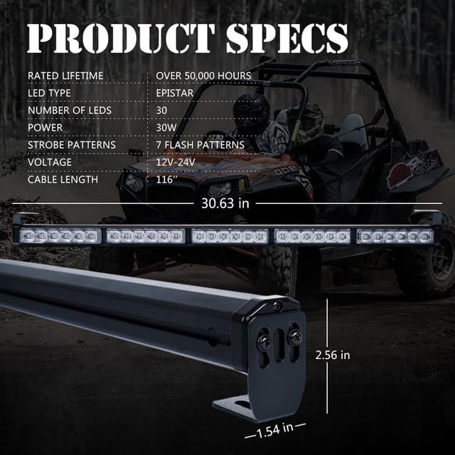 Thumbnail 6 de Xprite 30" LED Chase Bar for Off-Road