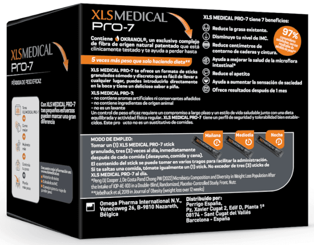 Thumbnail 1 de XLS Medical Pro 7 captagrasas 2x90 sticks, 5,03 kg 😊