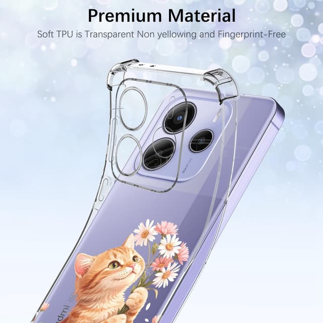Thumbnail 1 de DiaryTown Redmi Note 14 5G Hülle Transparent