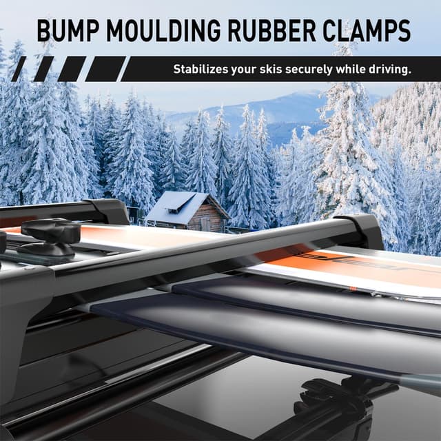 Thumbnail 5 de PacificCrest Lockable Ski & Snowboard Rack 27.5"