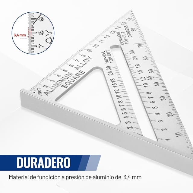 Thumbnail 3 de WORKPRO Escuadra 180mm de Aluminio