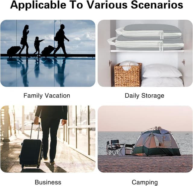 Thumbnail 6 de Compression packing cubes, 5 pack organisers