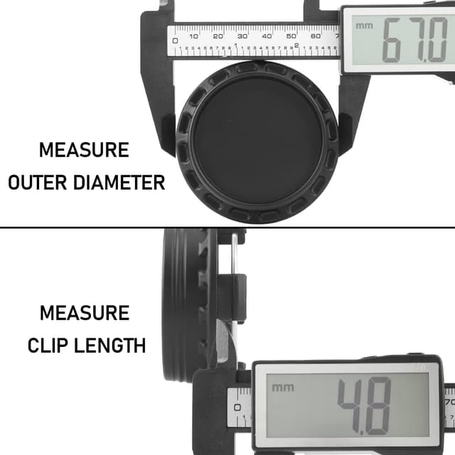 Detalle 2 de Rhinotuning RhinoTuning 4PCS 67 mm Wheel Centre Caps (ABS) for GT30/TE37/CE28N-style wheels