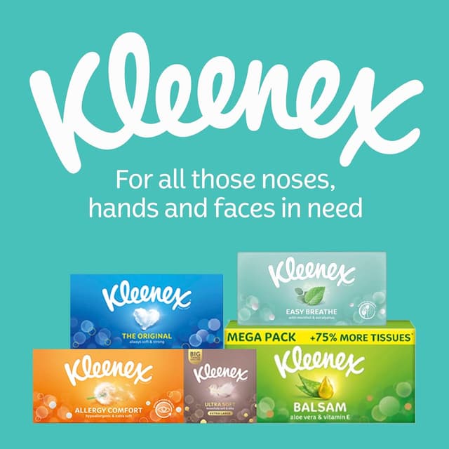 Thumbnail 3 de Kleenex Easy Breathe Travel Pocket Tissues 60 Pack