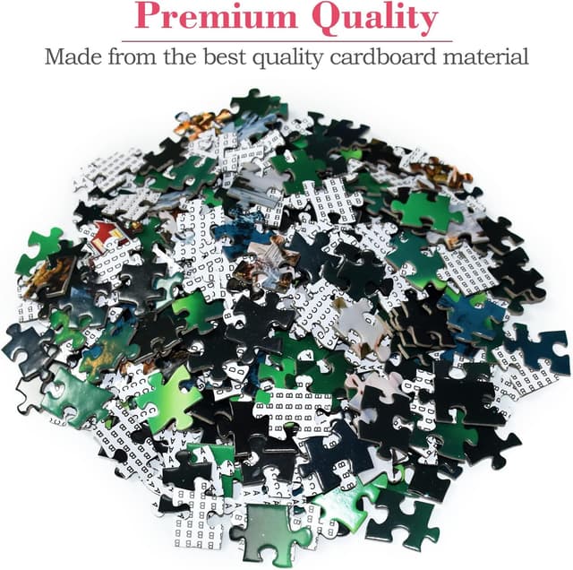 Detalle 2 de Puzzle 1000 Teile – Norwegens Aurora (für Erwachsene, 70 x 50 cm)