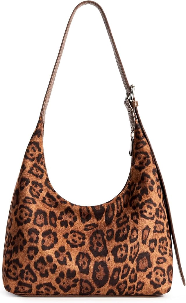 Detalle de KALIDI Vintage Vegan Leather Tote Bag with Zip – Women’s Hobo Work Bag with Adjustable Strap