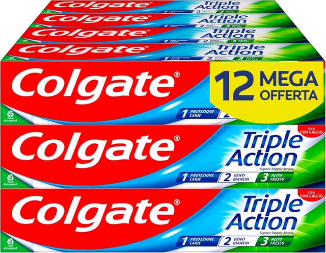 Imagen de Colgate Dentifricio Triple Action 12x75ml en OfertitasTOP