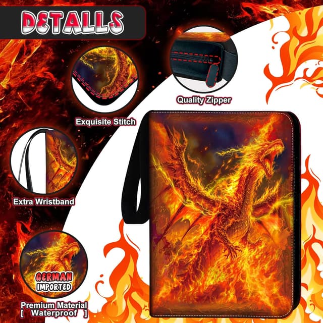 Detalle 2 de 1008 Card Binder 9-Pocket 56-Page Trading Card Album