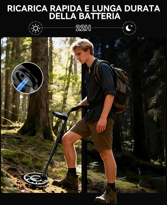 Thumbnail 6 de SUNPOW OTMD17 Metal Detector 8"