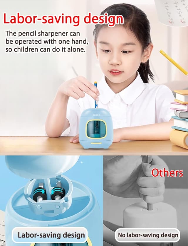 Detalle 2 de Electric Pencil sharpener 5000‑use blades