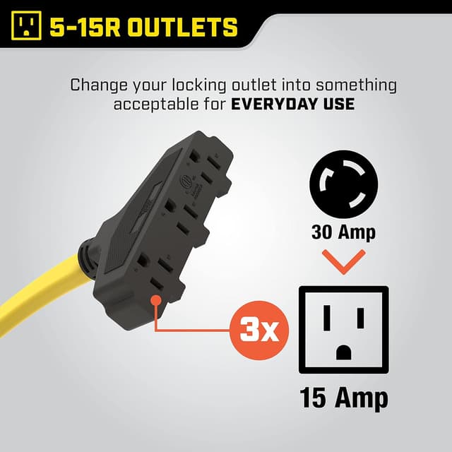 Thumbnail 3 de Champion Power Equipment 25-Foot 30A Generator Extension Cord