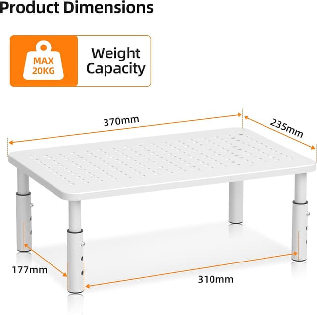 Thumbnail 5 de Bracwiser Elevador Monitor 370 x 235 mm