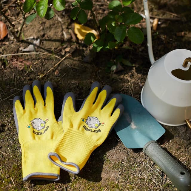 Detalle 2 de COOLJOB Arbeitshandschuhe Kinder 3 Paar