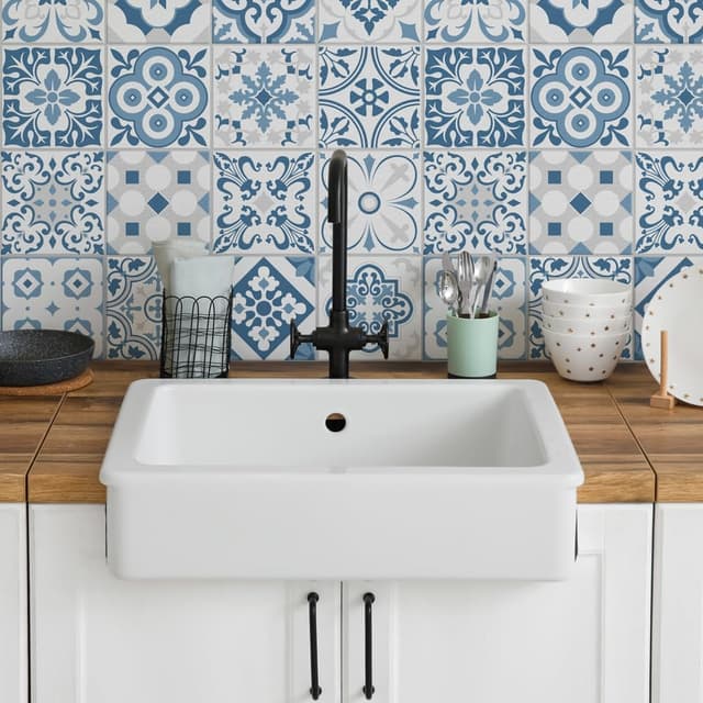 Thumbnail 1 de RE-COVERTILES Adesivi per piastrelle 12 pz 15x15 cm 🧩