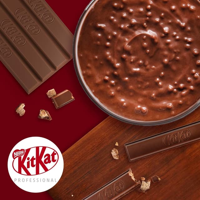Detalle 2 de KITKAT Chocolate Untable con Galletas, Cubo 3kg 🍫