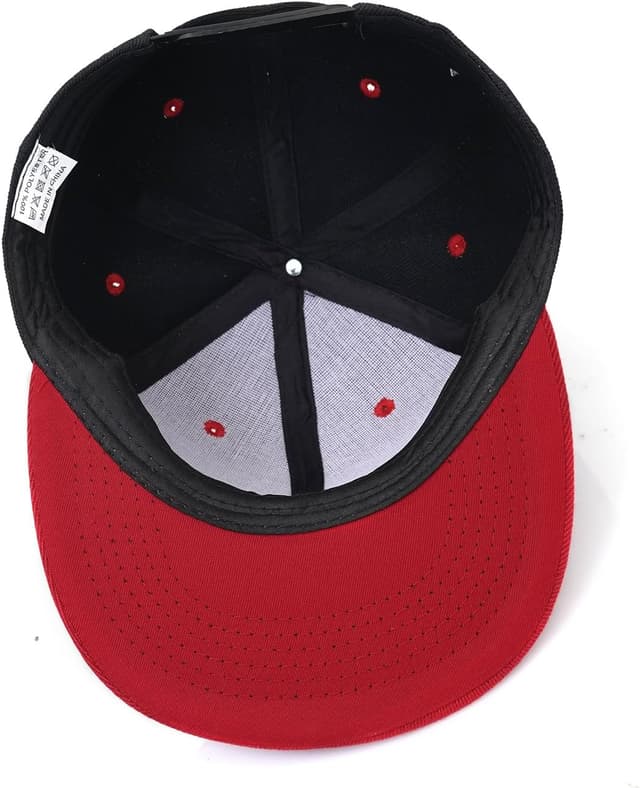 Detalle de WULIQIUQIU unisex snapback hat with flat wide brim