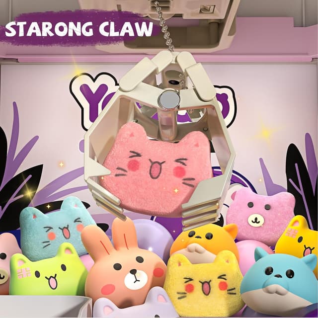 Thumbnail 6 de Large Claw Machine for Kids Unicorns — Electronic Vending-Style Prize Dispenser Toy