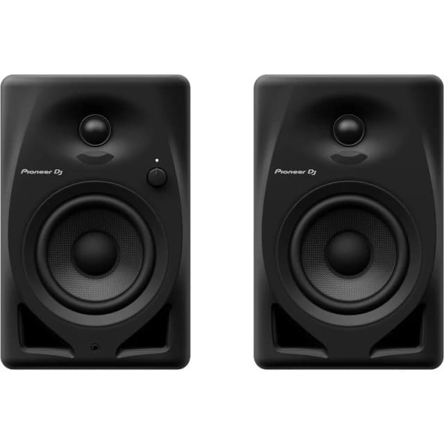 Detalle de Pioneer DJ DM-40D: monitores de 4'' negros