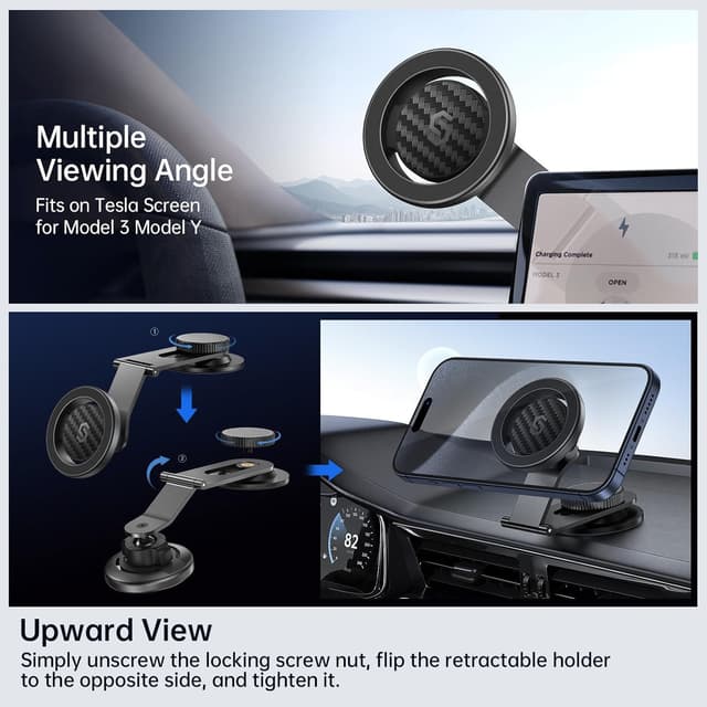 Detalle 2 de SYNCWIRE Fits MagSafe Car Mount for Universal Dashboard & Tesla Screen