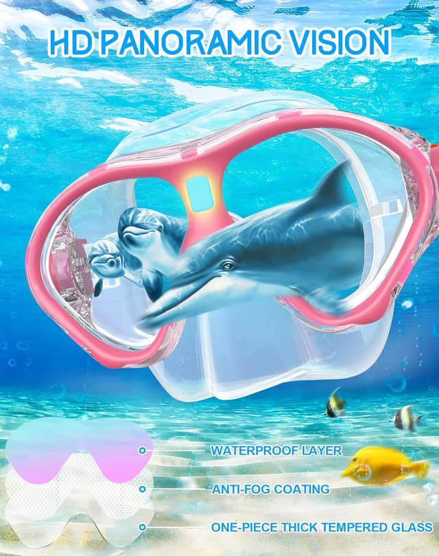 Detalle 2 de Gintenco Kids snorkel set 10 to 19.6 in