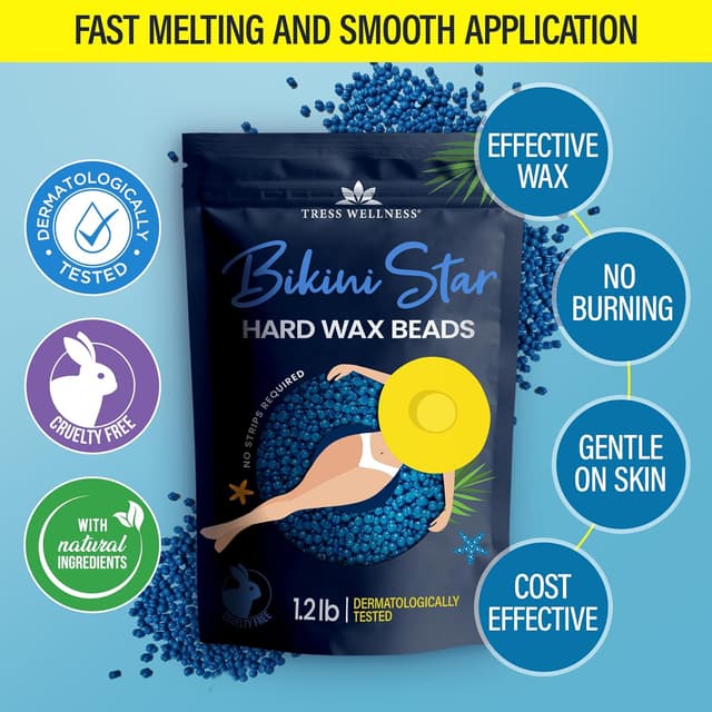 Thumbnail 4 de Tress Wellness Bikini Star 1.2lb wax beads