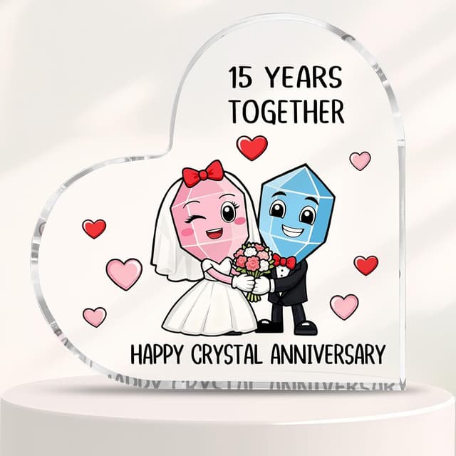 Imagen de 15th Wedding Anniversary Plaque Keepsake en OfertitasTOP