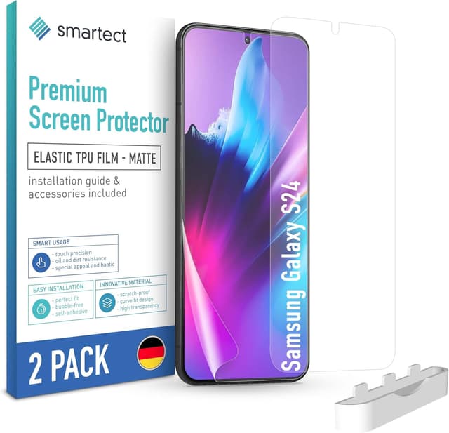 Detalle de smartect Pellicola protettiva TPU opaca (2 pezzi) per Samsung Galaxy S24