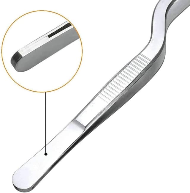 Thumbnail 3 de ABMRO 160mm Stainless Steel Chef Tweezers