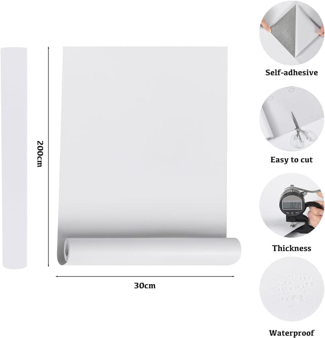 Detalle de Sticky back plastic vinyl wrap 30x200cm