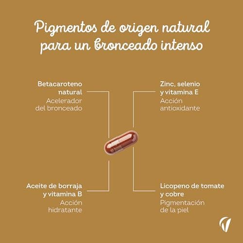 Detalle 2 de Vitavea Cápsulas autobronceadoras 60 unidades ☀