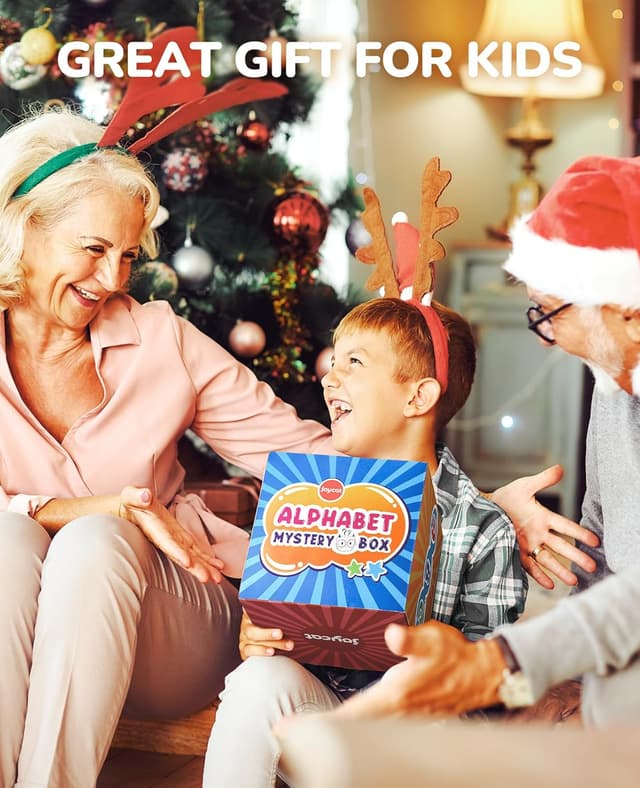 Detalle 2 de JoyCat Mystery Alphabet Box for Kids (26 Letter Sorting Game) for Letter Sounds & Fine Motor Skills