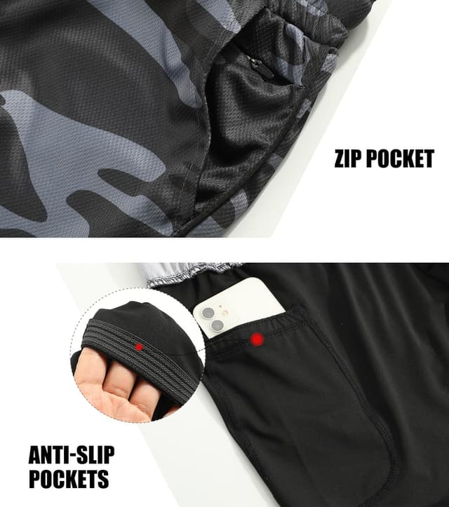 Thumbnail 4 de Comilaka Short 2 en 1 pour Homme Running