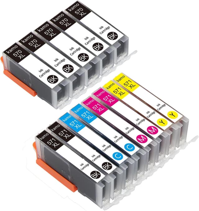 Thumbnail 6 de kamo PGI-570XL / CLI-571XL Multipack (20er-Pack) kompatible Tintenpatronen für Canon Pixma MG/TS