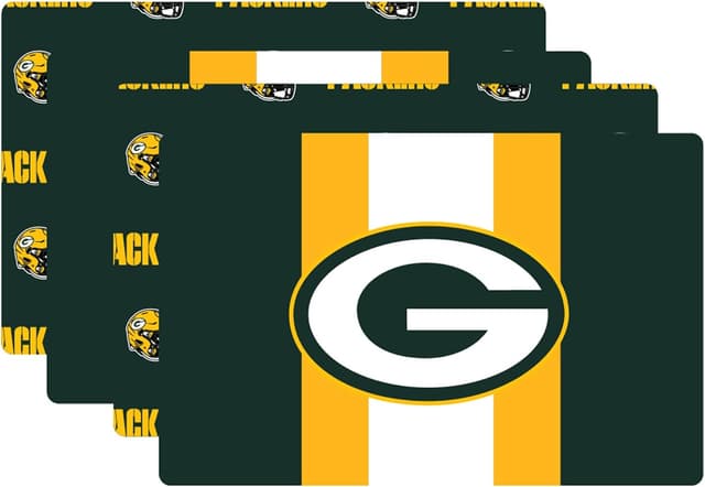 Detalle de Proformance Home NFL Big Logo Repeat Reversible Place Mat & Table Runner Set