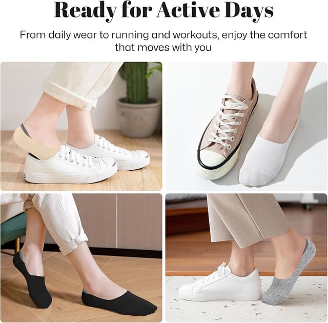 Thumbnail 5 de wernies No Show Socks 4 Pairs