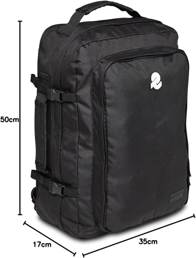 Detalle de Invicta Zaino Viaggio FREEWAY: zaino/valigia da viaggio a mano con tasca PC fino a 15,6”