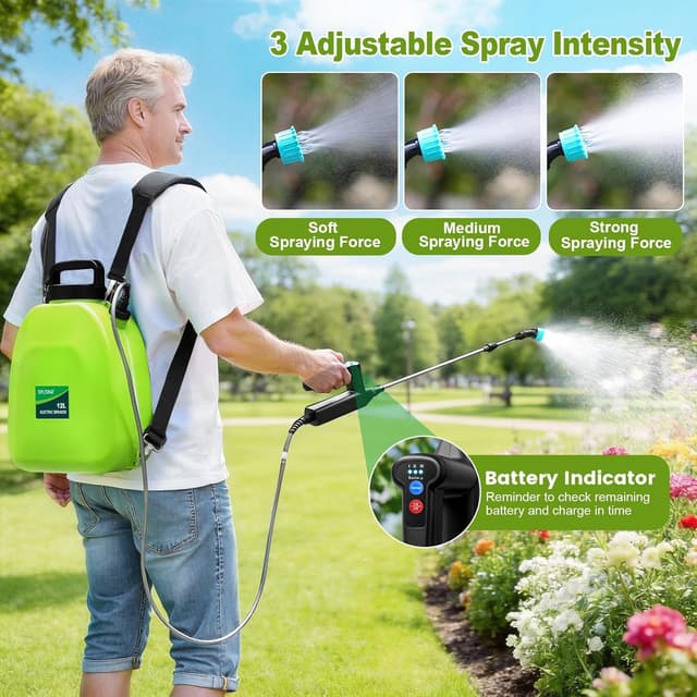 Detalle 2 de SYLSTAR 12L battery knapsack sprayer