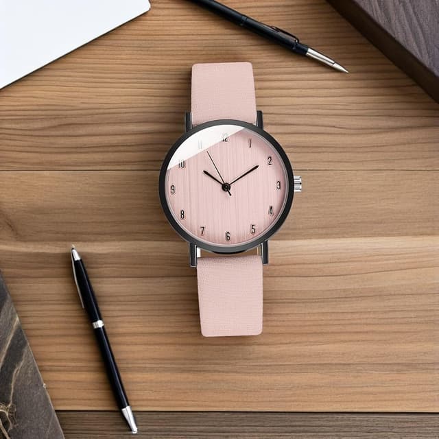 Detalle 2 de Quarzuhr Mädchen 2er Set mit Lederarmband