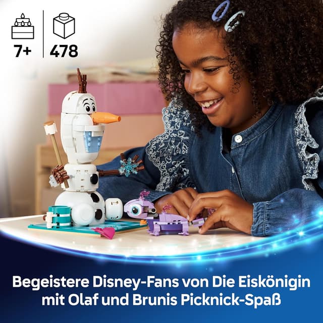Detalle 2 de LEGO Disney 43287 Picknickspaß mit Olaf und Bruni