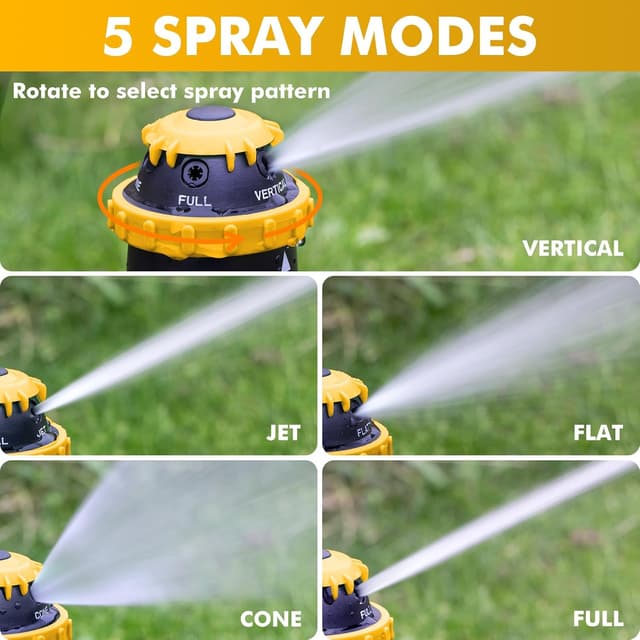 Detalle 2 de Restmo Gear Drive Sprinkler 5-pattern