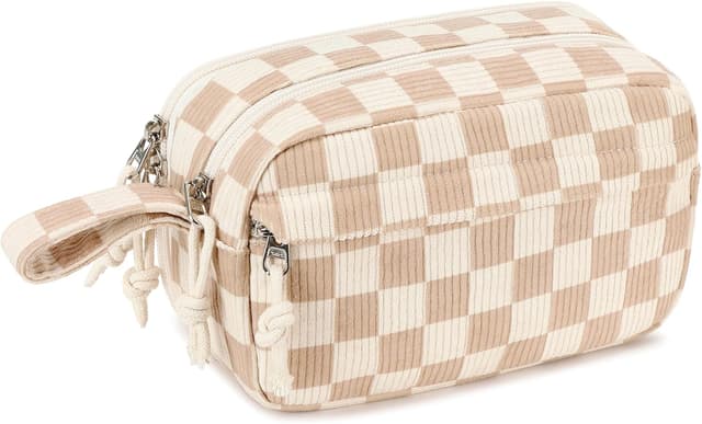 Detalle 2 de LOIDOU Federmäppchen für Mädchen (Cremeweiß) – groß, niedlich & mit viel Platz für Stifte